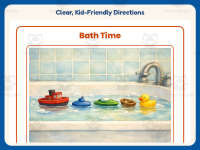 Bath Time Reading Comprehension Worksheet – 2nd Grade Practice preview 4