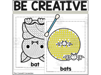 Bats Dot Painting - A Fine Motor Art Activity preview 4