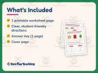 Beginning and Ending Sounds Worksheet – 1st Grade Beginning Sounds preview 5