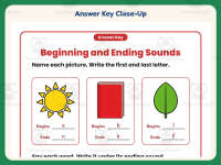 Beginning and Ending Sounds Worksheet – 1st Grade Beginning Sounds preview 7