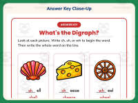Beginning Digraphs Pictures Worksheet – 1st Grade Beginning Sounds preview 7