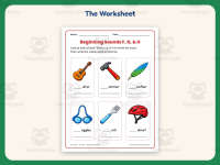Beginning Sounds F G H Worksheet – 1st Grade Consonants Practice preview 2