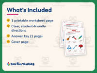 Beginning Sounds F G H Worksheet – 1st Grade Consonants Practice preview 5