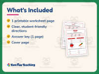 Beginning Sounds K-C Sort Worksheet – 1st Grade Consonants Practice preview 5