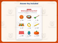 Beginning Sounds N, P, Q, R Worksheet – Kindergarten Consonants preview 3