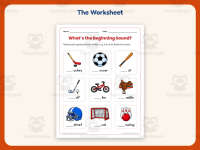 Beginning Sounds S, G, H, B Worksheet – Kindergarten Consonants preview 2