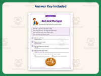 Ben and the Eggs Phonics Reading Comprehension Story – 1st Grade preview 3