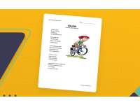 Bike Ride - Reading Comprehension Worksheet preview