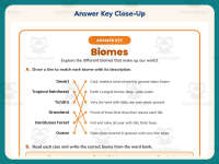 Biomes Worksheet – 4th Grade Environments & Research Practice preview 7