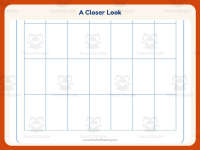 Blank Calendar Portrait Worksheet – Kindergarten Calendars Practice preview 3