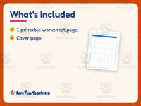 Blank Calendar Portrait Worksheet – Kindergarten Calendars Practice preview 5