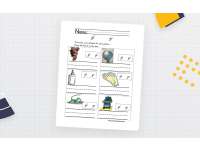 Blends GL, GR Worksheet preview