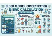Blood Alcohol Concentration & BAC Calculation Worksheets preview