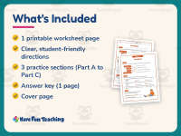 Blood Worksheet – 4th Grade Anatomy & Cells Practice + Answer Key preview 5