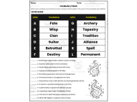 Brave (2012) Movie Study Guide | Comprehension, Analysis & Vocabulary preview 4