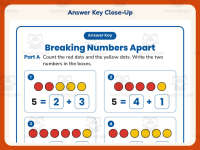 Breaking Numbers Apart Worksheet – Kindergarten Addition Practice preview 7