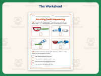 Brushing Your Teeth Sequencing Worksheet – 1st Grade Human Body preview 2
