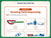 Brushing Your Teeth Sequencing Worksheet – 1st Grade Human Body preview 7