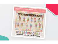 Ice Cream Birthday Bulletin Board – Decor Kit preview