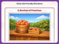 Bushel of Peaches Reading Comprehension Worksheet – 3rd Grade Practice preview 4