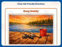 Busy Daddy – Reading Comprehension Worksheet – 2nd Grade Practice preview 4