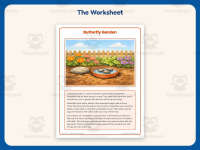 Butterfly Garden – Reading Comprehension Worksheet – 2nd Grade Insects preview 2