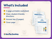 Calendar Math Worksheet – 3rd Grade Calendars Practice + Answer Key preview 5