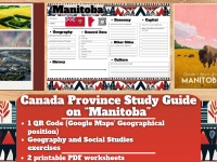 Canada Province Study Guide Worksheets - Manitoba preview