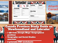 Canada Province Study Guide Worksheets - Newfoundland and Labrador preview