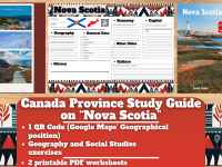 Canada Province Study Guide Worksheets - Nova Scotia preview