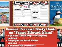 Canada Province Study Guide Worksheets - Prince Edward Island preview