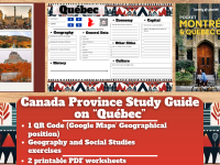 Canada Province Study Guide Worksheets - Québec preview