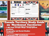 Canada Territory Study Guide Worksheets - Northwest Territories preview