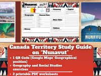Canada Territory Study Guide Worksheets - Nunavut preview