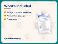 Canoeing Chaos – Reading Comprehension Worksheet – 4th Grade Practice preview 5