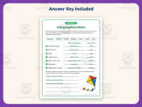 Capital Letters Writing Worksheet – 3rd Grade Capitalization Practice preview 3