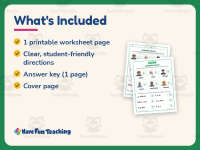 Career Words Syllable Worksheet – 1st Grade Syllables Practice preview 5