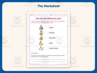 Careers Worksheet – 2nd Grade Community & People Practice + Answer Key preview 2