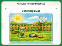 Catching Bugs – Reading Comprehension Worksheet – 1st Grade Practice preview 4