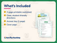 Catching Bugs – Reading Comprehension Worksheet – 1st Grade Practice preview 5