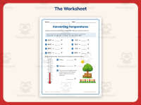 Celsius to Fahrenheit Worksheet – 5th Grade Temperature & Weather preview 2