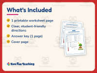Celsius to Fahrenheit Worksheet – 5th Grade Temperature & Weather preview 5