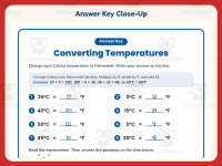 Celsius to Fahrenheit Worksheet – 5th Grade Temperature & Weather preview 7
