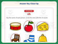 CH Picture Circle Worksheet – 1st Grade Consonants & Digraphs Practice preview 7
