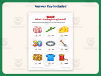 CH, SH, TH Beginning Sounds Worksheet – 1st Grade Digraphs Practice preview 3