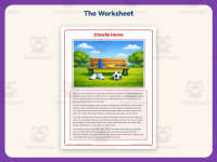 Charlie Horse – Reading Comprehension Worksheet – 3rd Grade Human Body preview 2