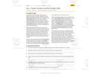 Chemistry Emergency Sub Plans - 5 Days No Prep Reading Worksheets preview 3