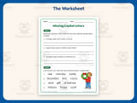 Christmas Capitalization Worksheet – 2nd Grade Common nouns Practice preview 2
