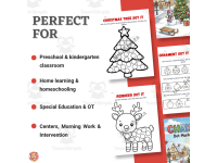 Christmas Dot Marker Activities | Fine Motor & Coloring | Preschool preview 4