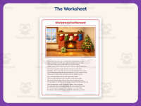 Christmas Excitement – Reading Comprehension Worksheet – 3rd Grade preview 2